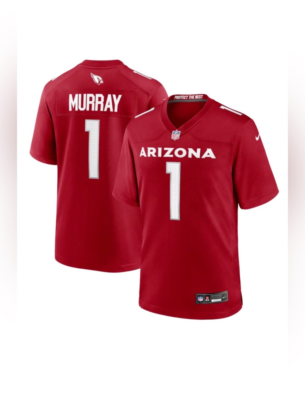 Nike Arizona Cardinals #1 Murray Game Red Cardinal Football Jersey 3XL